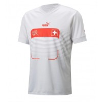 Camiseta Suiza Segunda Equipación Replica Mundial 2022 mangas cortas